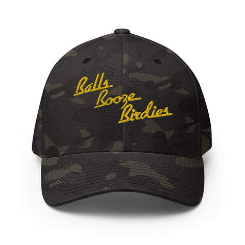 BBB Greens Icon Black Camo Golf Hat