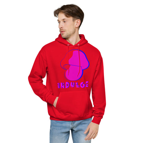 Eco-Friendly Indulge Grunge Shroom Unisex Fleece Hoodie